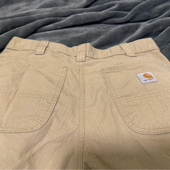 Men's Tan Cargo Relaxed Straight Force Ripstop Pants - Picture 4 of 8